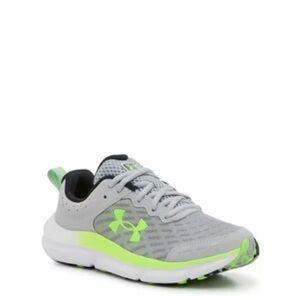 Under Armour Kids Gray and Green Running Shoes - New & No Box